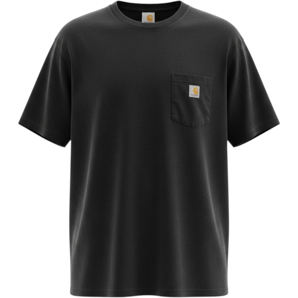 Carhartt K87 Pocket T-Shirt Mens 3XL Black Loose Fit Heavyweight Cotton Tee